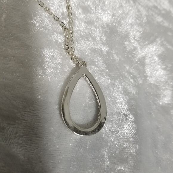 LC silvertone 32" with a 3"extension 1 2/8" pendant 1.1717 - Picture 4 of 10